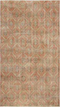 Vintage Turkish Hand-Knotted Rug - 3' 10" x 6' 7" (46" x 79")