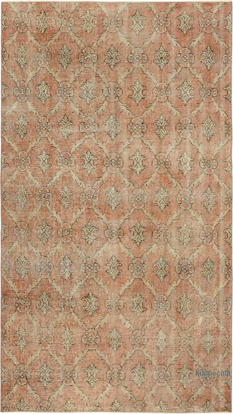 Alfombra Vintage Turca Anudada a Mano - 116 cm x 200 cm - K0082694