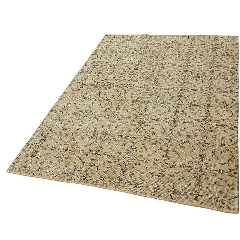 Alfombra Vintage Turca Anudada a Mano - 135 cm x 190 cm - K0082695