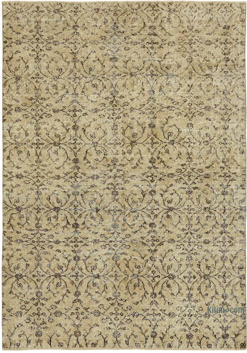 Alfombra Vintage Turca Anudada a Mano - 135 cm x 190 cm - K0082695