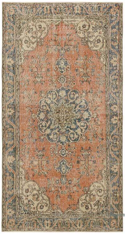 El Dokuma Vintage Halı - 115 cm x 213 cm