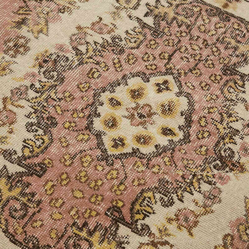 Alfombra Vintage Turca Anudada a Mano - 113 cm x 209 cm - K0082697