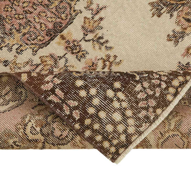 Alfombra Vintage Turca Anudada a Mano - 113 cm x 209 cm - K0082697
