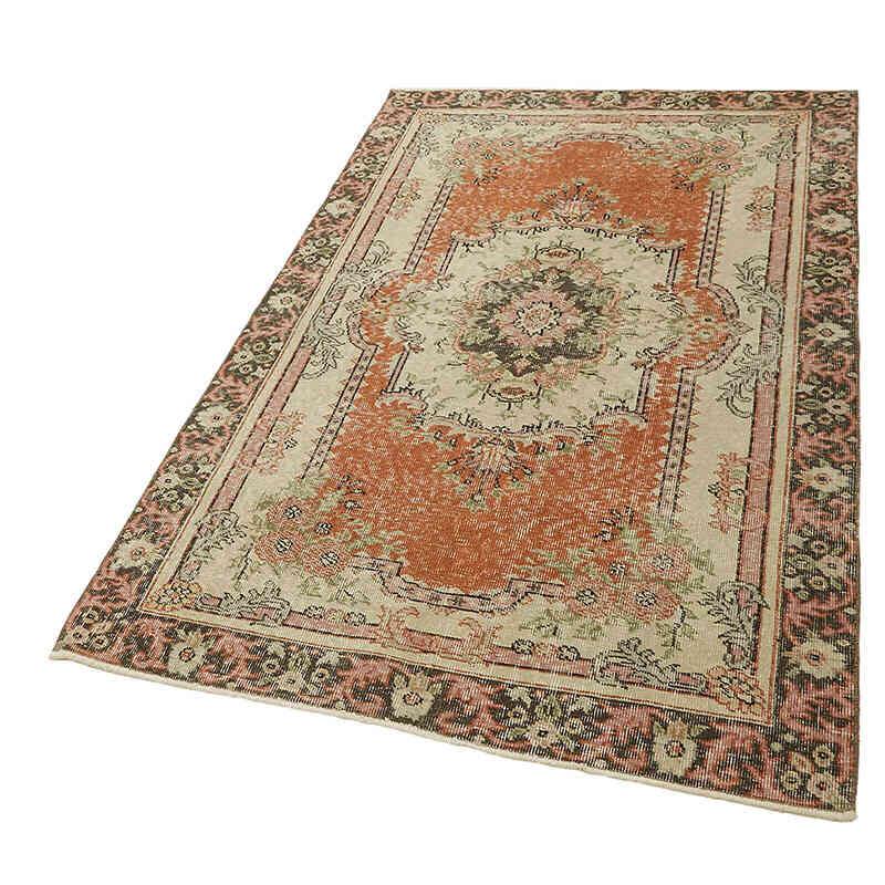 Vintage Turkish Hand-Knotted Rug - 3' 9" x 6' 2" (45" x 74") - K0082698