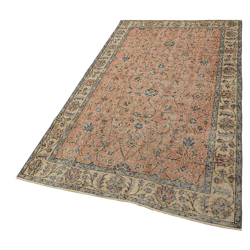 Vintage Turkish Hand-Knotted Rug - 3' 8" x 6' 8" (44" x 80") - K0082699