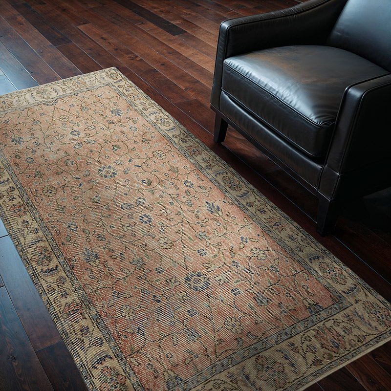 Vintage Turkish Hand-Knotted Rug - 3' 8" x 6' 8" (44" x 80") - K0082699