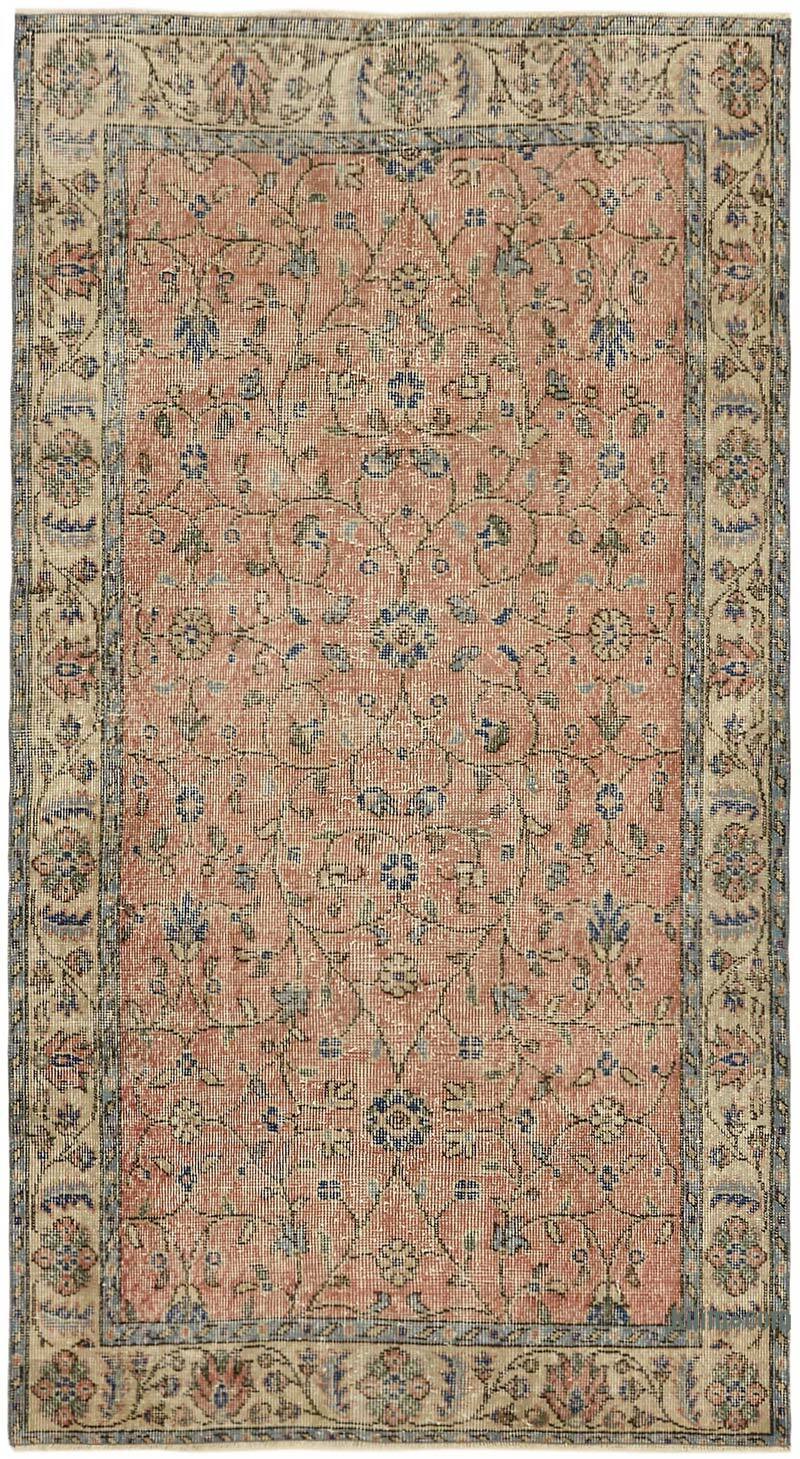 Vintage Turkish Hand-Knotted Rug - 3' 8" x 6' 8" (44" x 80") - K0082699