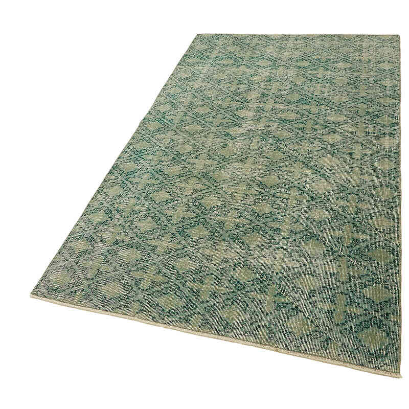Alfombra Vintage Turca Anudada a Mano - 115 cm x 207 cm - K0082700