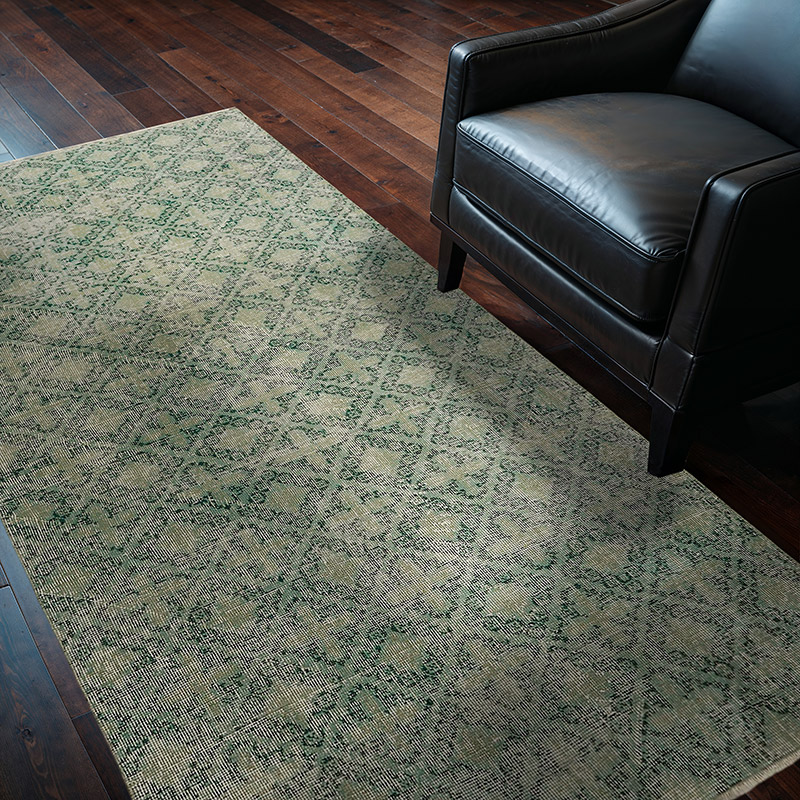 Vintage Turkish Hand-Knotted Rug - 3' 9" x 6' 9" (45" x 81") - K0082700
