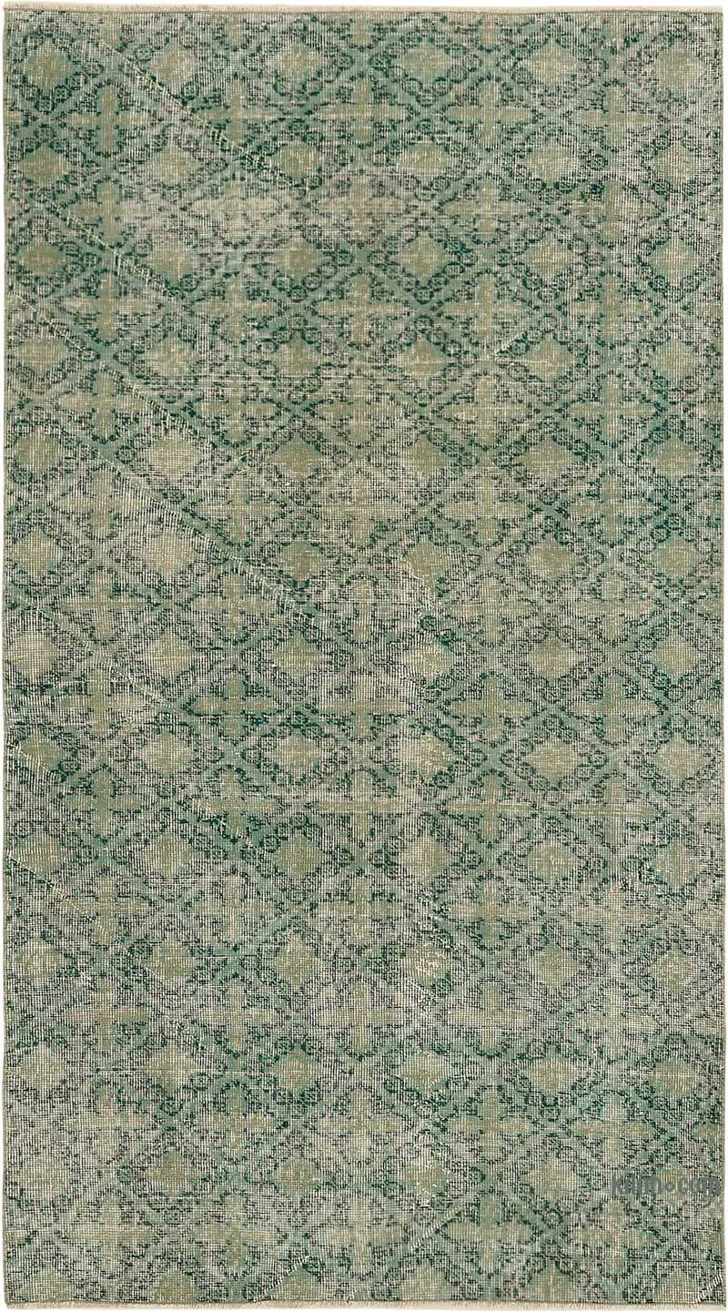 Alfombra Vintage Turca Anudada a Mano - 115 cm x 207 cm - K0082700