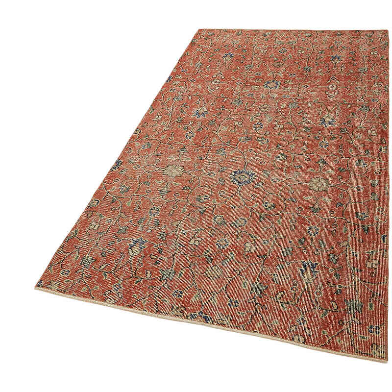 El Dokuma Vintage Halı - 108 cm x 203 cm - K0082701