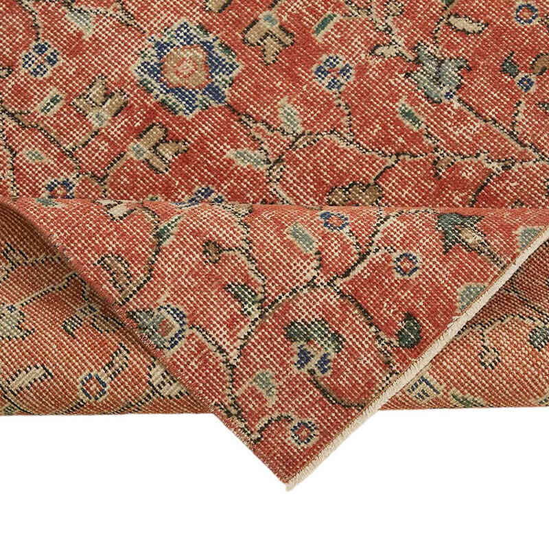 El Dokuma Vintage Halı - 108 cm x 203 cm - K0082701