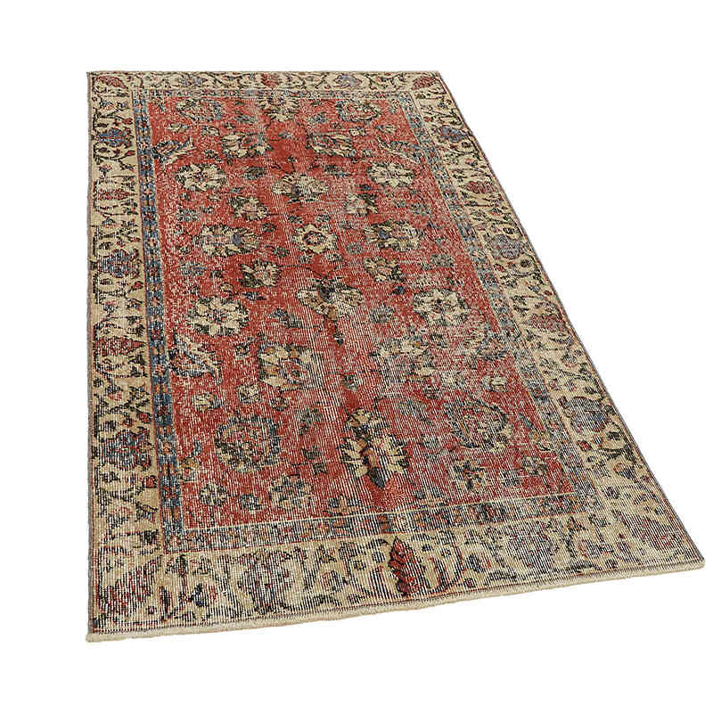 Vintage Turkish Hand-Knotted Rug - 3' 6" x 6' 2" (42" x 74") - K0082702