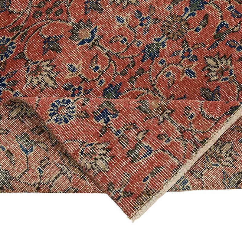 Alfombra Vintage Turca Anudada a Mano - 107 cm x 191 cm - K0082704