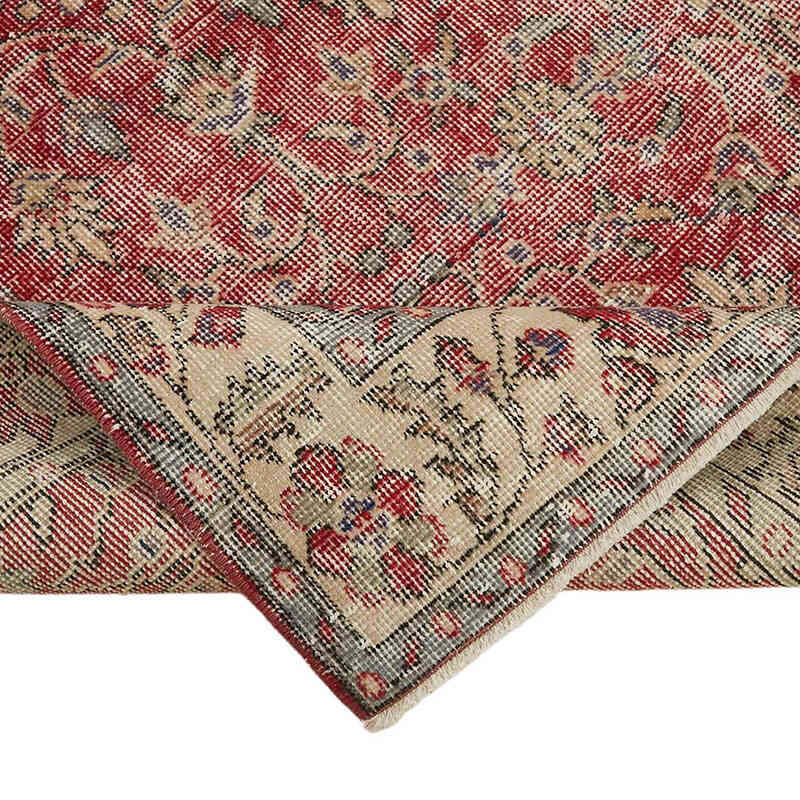 Alfombra Vintage Turca Anudada a Mano - 116 cm x 211 cm - K0082705