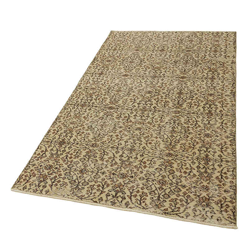 Alfombra Vintage Turca Anudada a Mano - 113 cm x 196 cm - K0082706