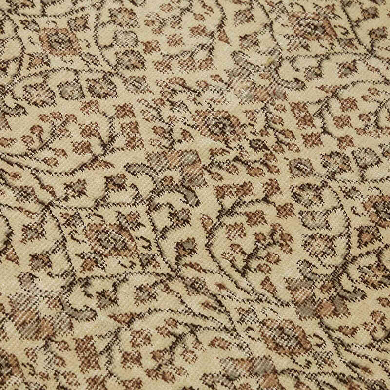 Alfombra Vintage Turca Anudada a Mano - 113 cm x 196 cm - K0082706