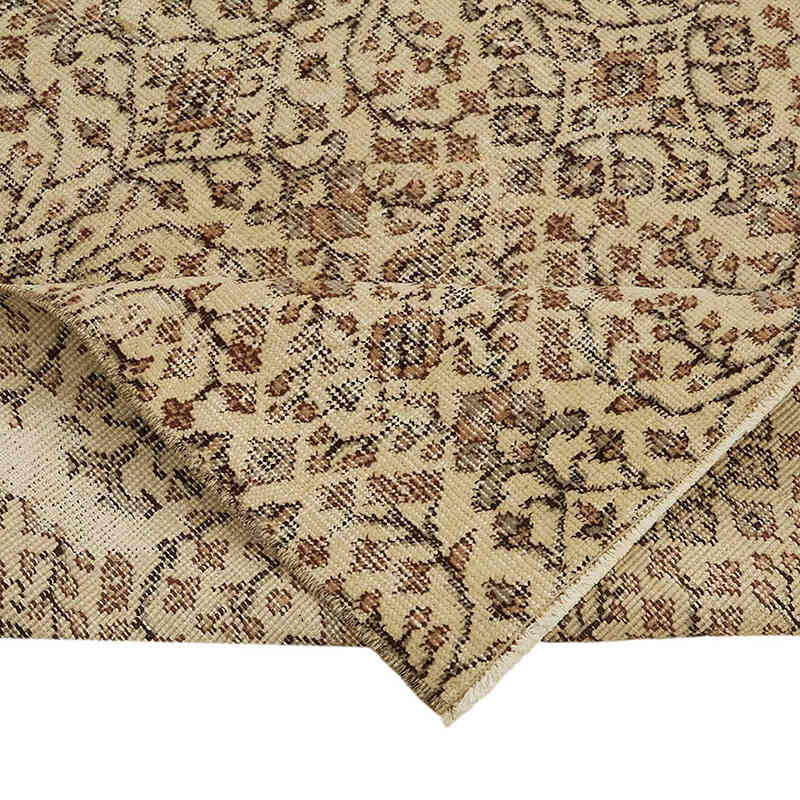 Alfombra Vintage Turca Anudada a Mano - 113 cm x 196 cm - K0082706