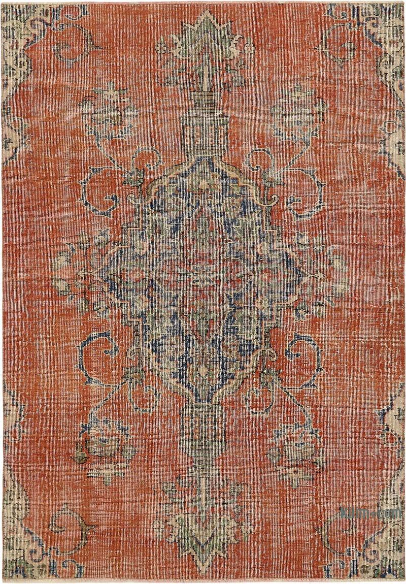 Vintage Turkish Hand-Knotted Rug - 4' 4" x 6' 2" (52" x 74") - K0082708