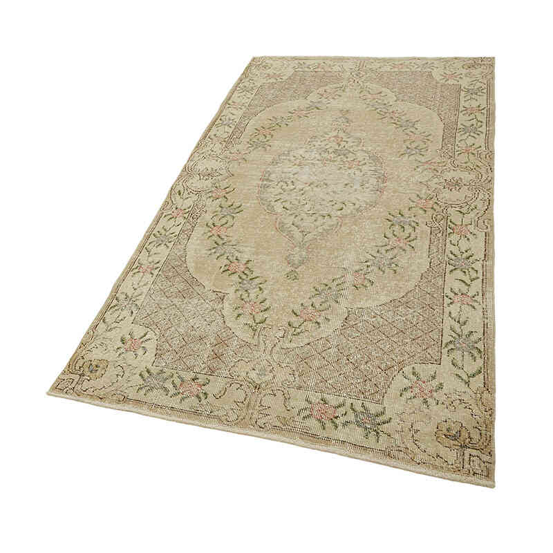 Vintage Turkish Hand-Knotted Rug - 3' 8" x 6' 10" (44" x 82") - K0082710