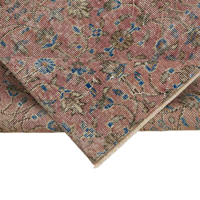 Alfombra Vintage Turca Anudada a Mano - 101 cm x 210 cm - K0082711