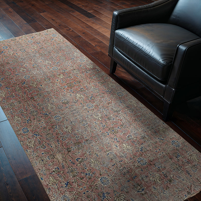 Alfombra Vintage Turca Anudada a Mano - 101 cm x 210 cm - K0082711