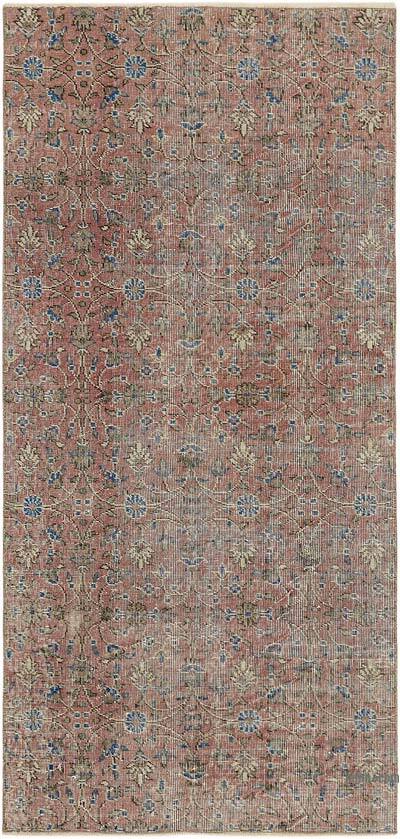 Vintage Turkish Hand-Knotted Rug - 3' 4" x 6' 11" (40" x 83")