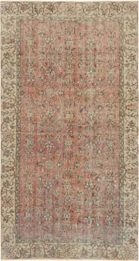 El Dokuma Vintage Hali - 107 cm x 196 cm