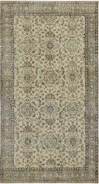 Vintage Turkish Hand-Knotted Rug - 3' 8" x 6' 9" (44" x 81")