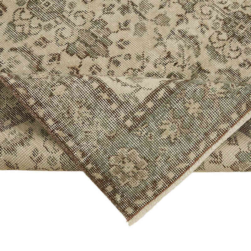 Alfombra Vintage Turca Anudada a Mano - 113 cm x 207 cm - K0082714