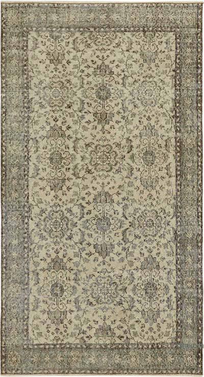 Vintage Turkish Hand-Knotted Rug - 3' 8" x 6' 9" (44" x 81")