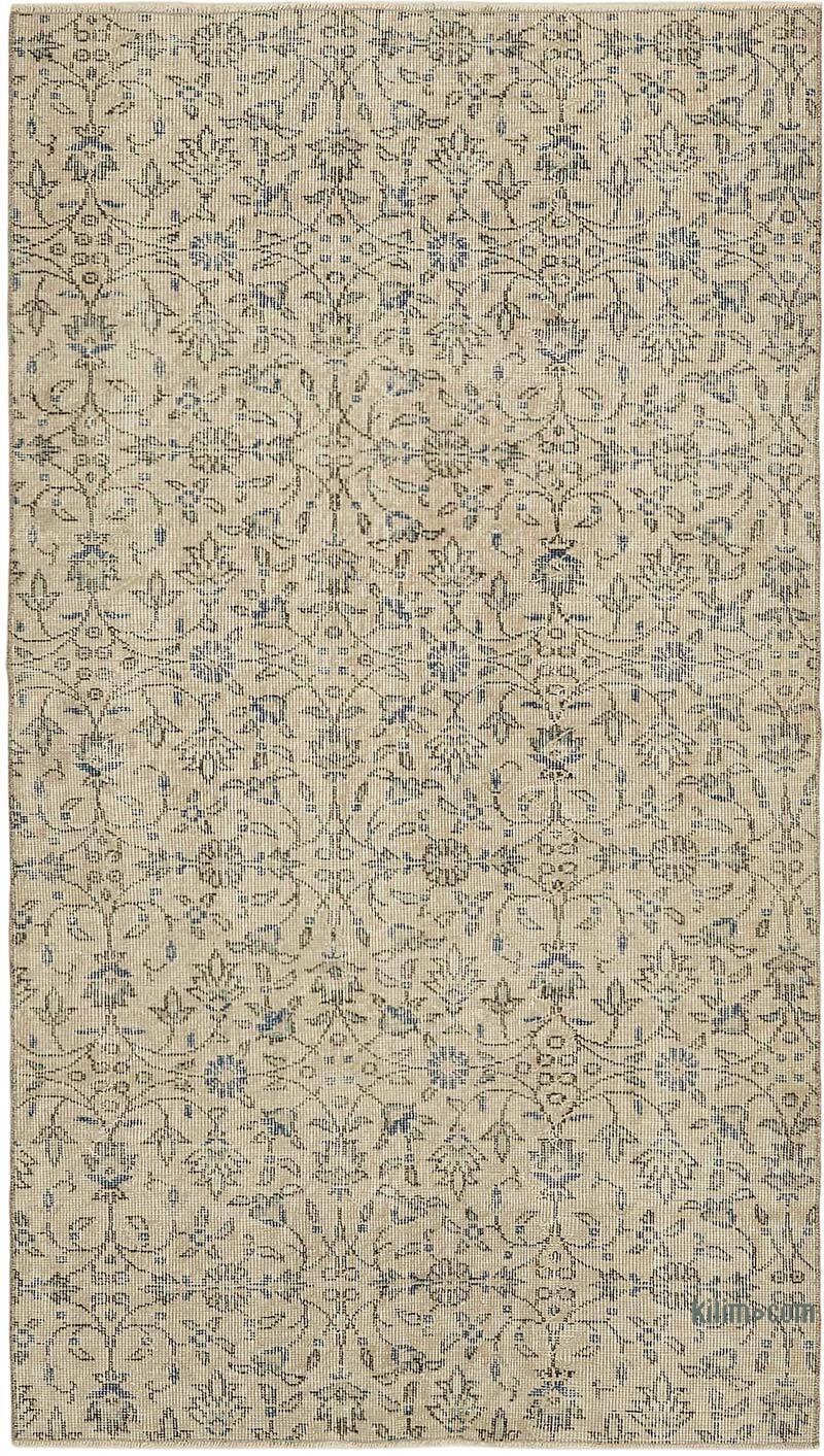 El Dokuma Vintage Halı - 116 cm x 204 cm - K0082715