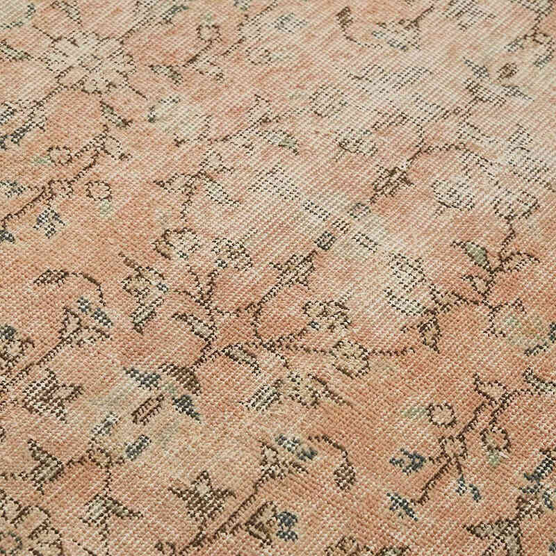 Alfombra Vintage Turca Anudada a Mano - 111 cm x 202 cm - K0082716