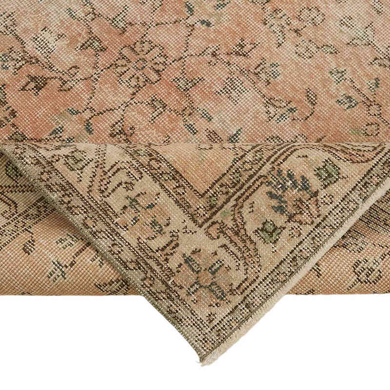Alfombra Vintage Turca Anudada a Mano - 111 cm x 202 cm - K0082716