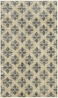 Vintage Turkish Hand-Knotted Rug - 3' 10" x 6' 4" (46" x 76")