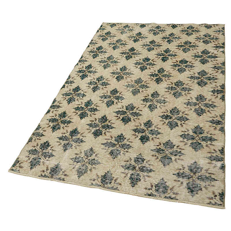Alfombra Vintage Turca Anudada a Mano - 116 cm x 194 cm - K0082717