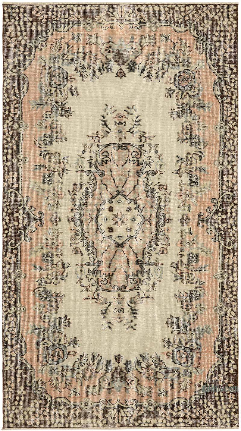 El Dokuma Vintage Halı - 119 cm x 212 cm - K0082720