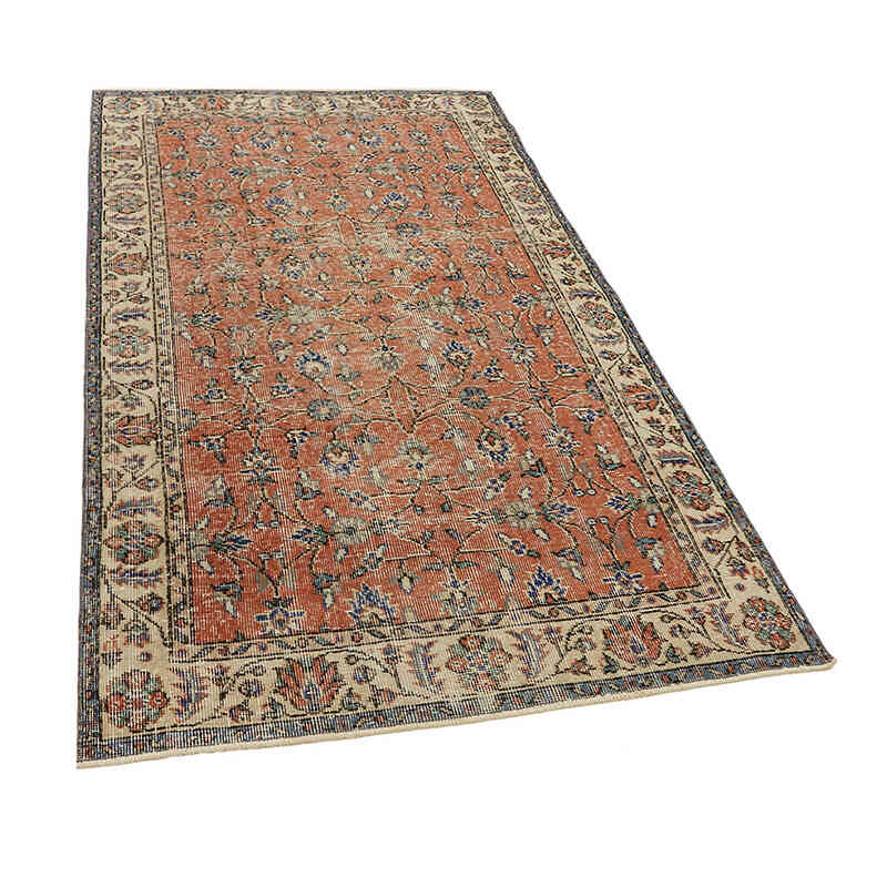 Vintage Turkish Hand-Knotted Rug - 3' 8" x 6' 9" (44" x 81") - K0082721
