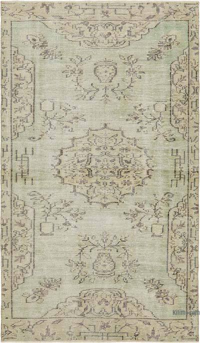 Alfombra Vintage Turca Anudada a Mano - 128 cm x 217 cm