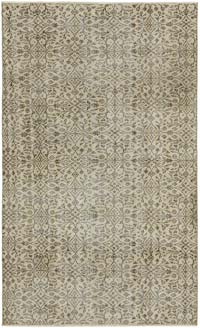 Alfombra Vintage Turca Anudada a Mano - 137 cm x 224 cm