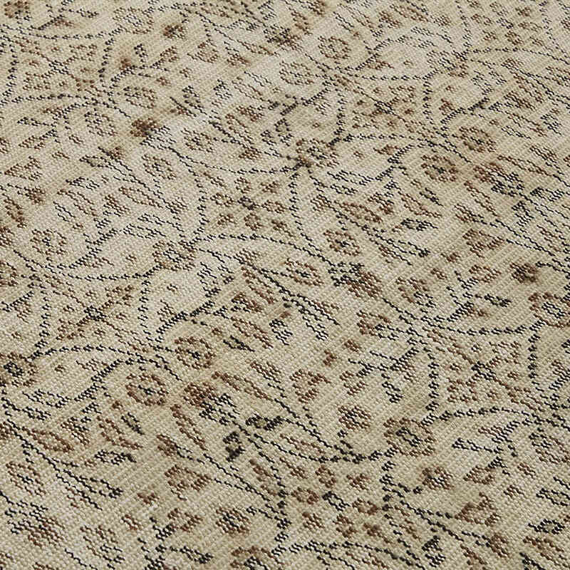 Alfombra Vintage Turca Anudada a Mano - 137 cm x 224 cm - K0082724