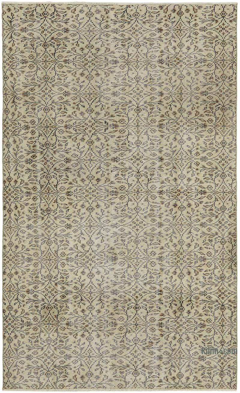 Alfombra Vintage Turca Anudada a Mano - 137 cm x 224 cm - K0082724