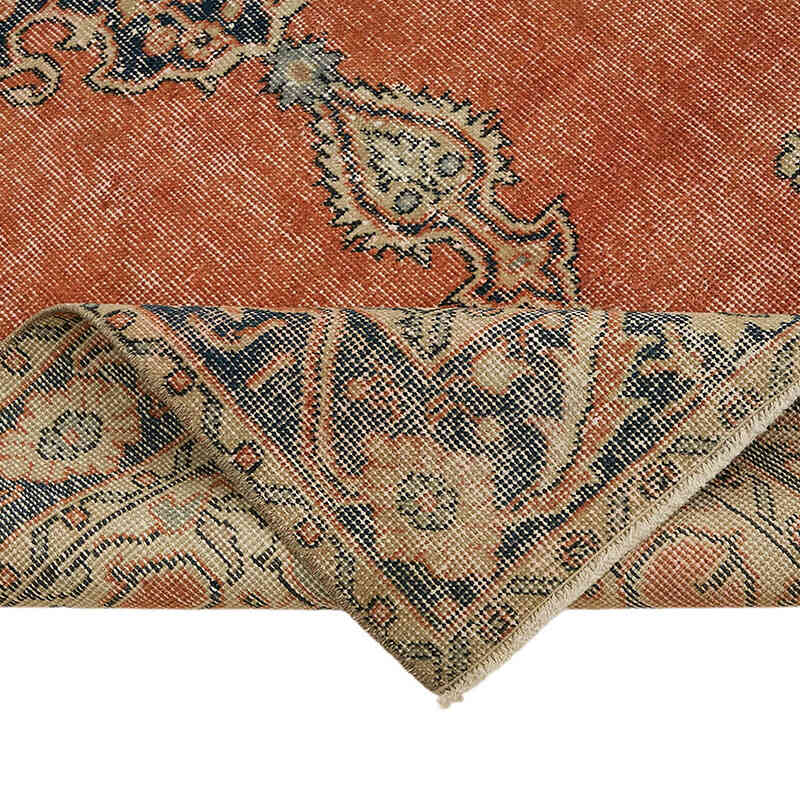 El Dokuma Vintage Halı - 117 cm x 196 cm - K0082725