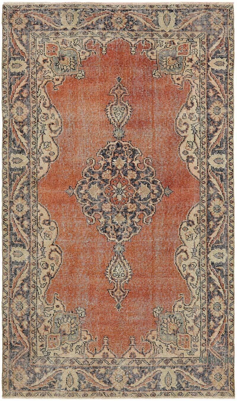 El Dokuma Vintage Halı - 117 cm x 196 cm - K0082725