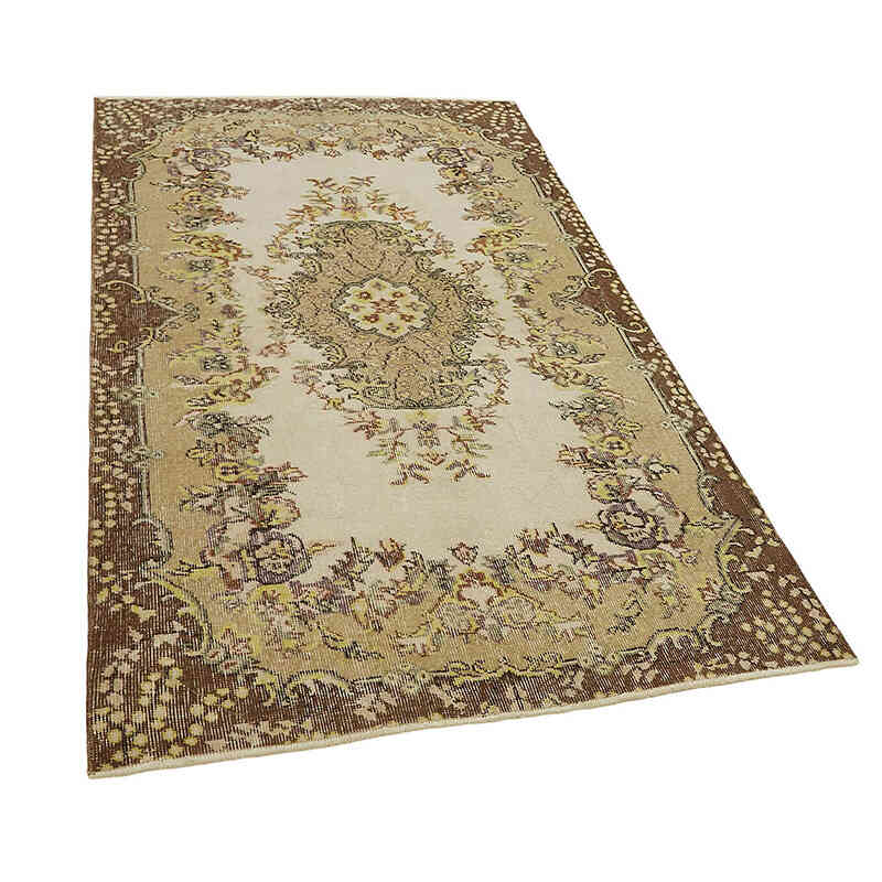 Vintage Turkish Hand-Knotted Rug - 3' 10" x 6' 7" (46" x 79") - K0082726