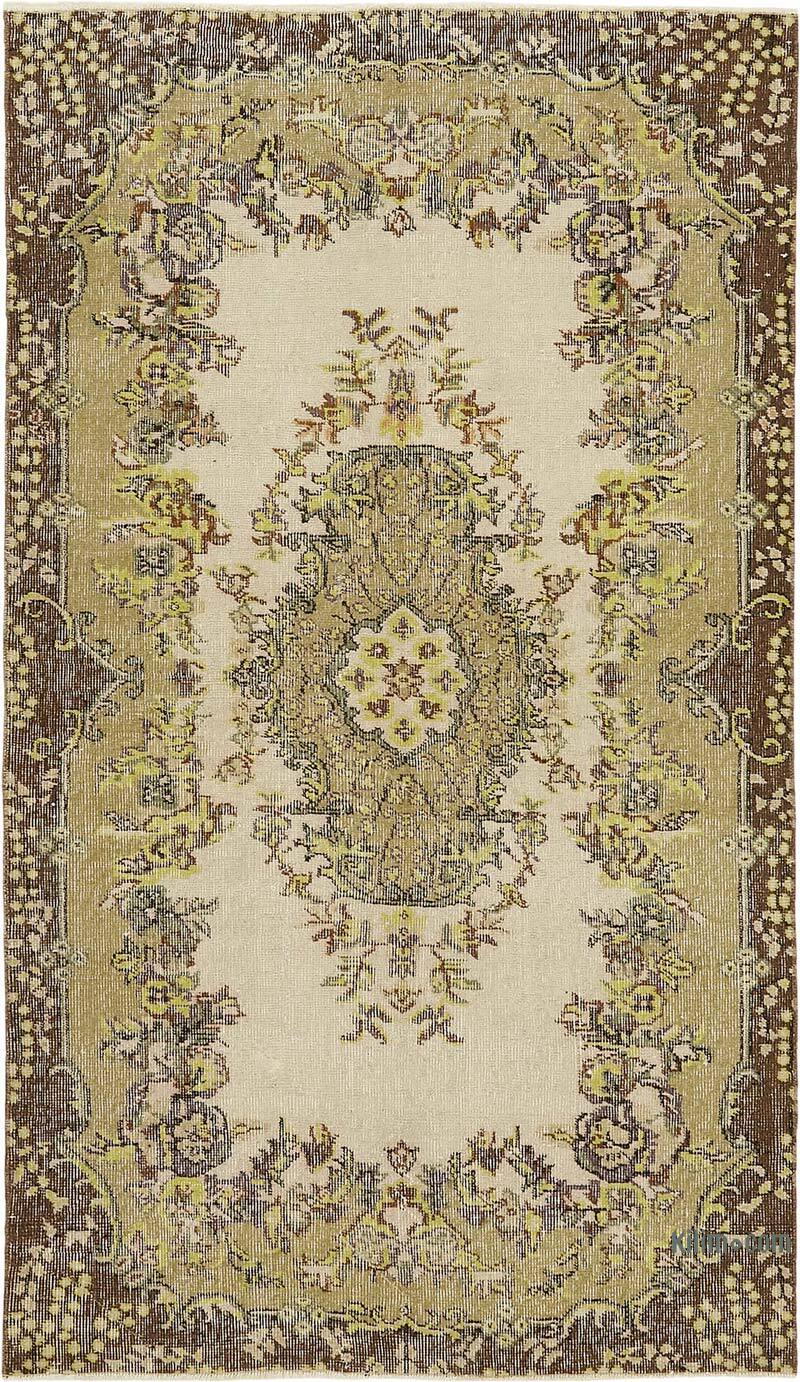 Vintage Turkish Hand-Knotted Rug - 3' 10" x 6' 7" (46" x 79") - K0082726