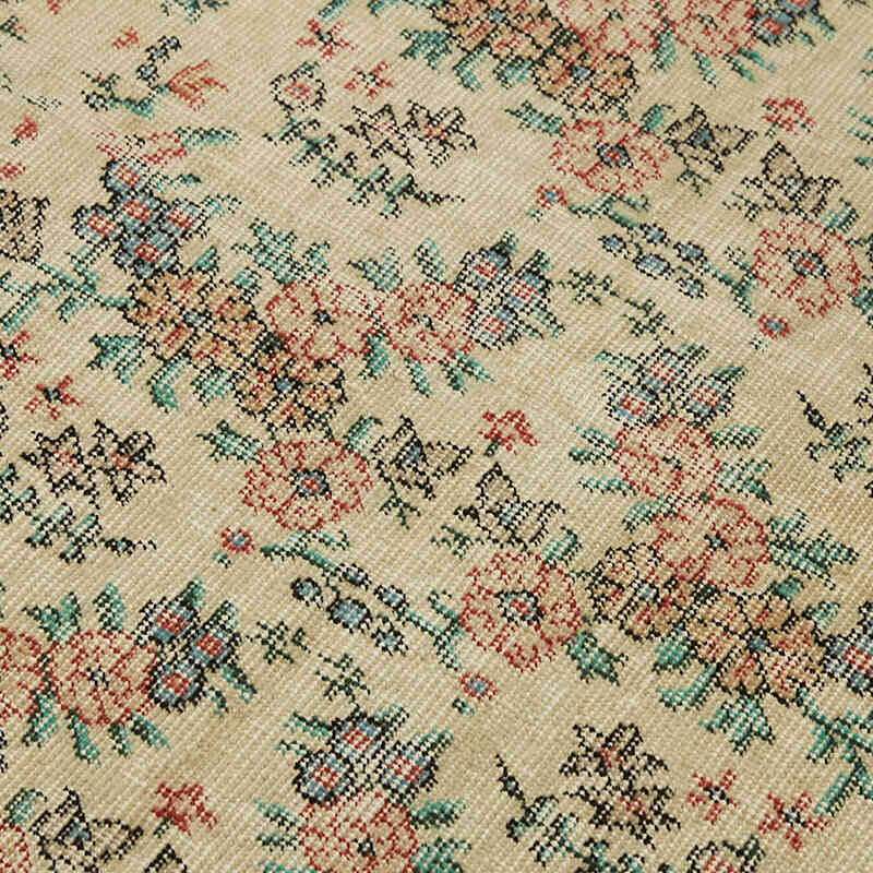 El Dokuma Vintage Halı - 111 cm x 217 cm - K0082727