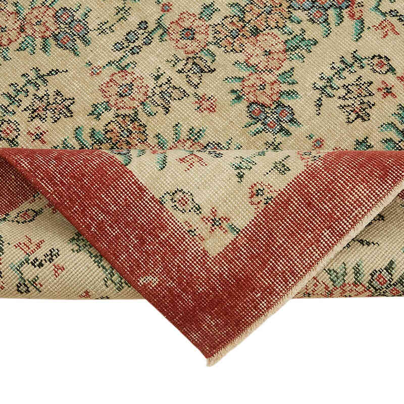 El Dokuma Vintage Halı - 111 cm x 217 cm - K0082727