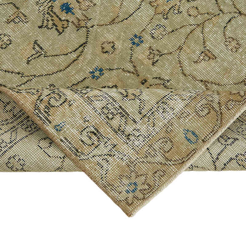 Alfombra Vintage Turca Anudada a Mano - 104 cm x 192 cm - K0082729