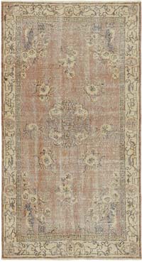 Vintage Turkish Hand-Knotted Rug - 3' 8" x 6' 8" (44" x 80")